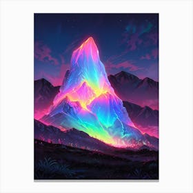 Rainbow Mountain Canvas Print