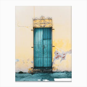 The Small Door Of Cienfuegas Canvas Print