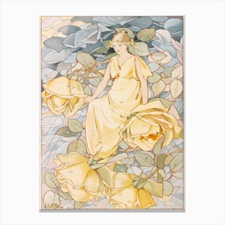 Flower Fairy Canvas Print