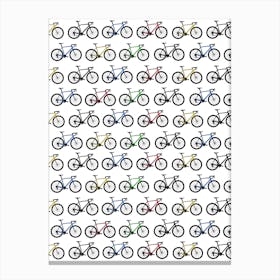 Road Bikes Canvas Print