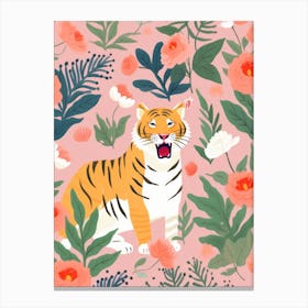 Tiger Wallpaper Canvas Print