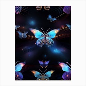 Butterfly Wallpaper 4 Canvas Print