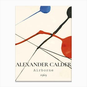 Alexander Calder Airborne 1 Canvas Print