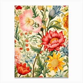 Floral Pattern 71 Canvas Print