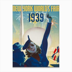 New York, World's Fair 1939 Canvas Print