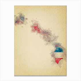 Hawaii Flag Vintage Canvas Print