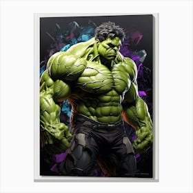 Incredible Hulk Canvas Art Canvas Print