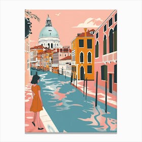 Rome illustration Canvas Print