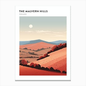 The Malvern Hills England 2 Hiking Trail Landscape Poster Canvas Print