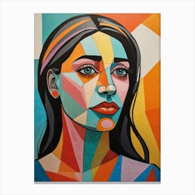 Geometric Woman 1 Canvas Print