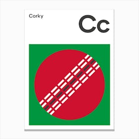Cricket Corky Canvas Print