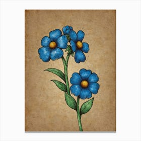 Forget Me Not 3 Canvas Print