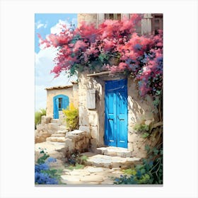 Blue Door Canvas Print