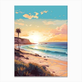 A Vibrant Painting Of Esperance Beach Australia 3 Canvas Print