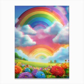 Rainbow In The Sky Canvas Print