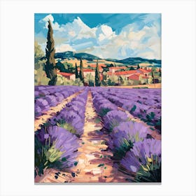 Lavender Field Canvas Print