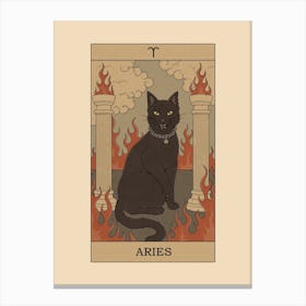Aries Cat Canvas Print