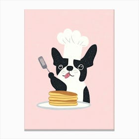 Eclectic Dog Chef Canvas Print