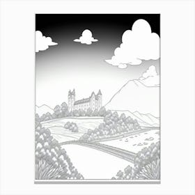 Castle In The Sky 2 Canvas Print