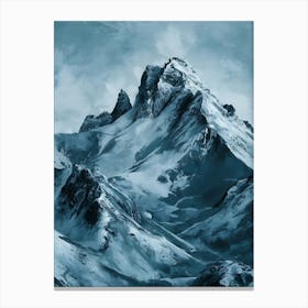 Snowy Mountains 10 Canvas Print