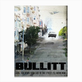 Bullitt Movie Canvas Print