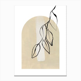 Leaf Branch Canvas Print