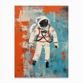 Expressive Astronaut Painting 5 Canvas Print