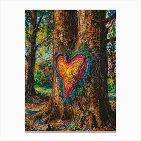 Heart Of The Forest 7 Canvas Print