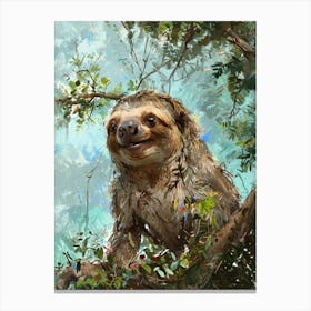 Sloth 5 Canvas Print