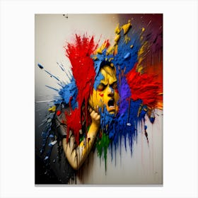 Splatter Painting~ Escape Clause ~ Reimagined Canvas Print