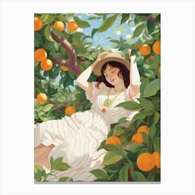 Orange Tree 6 Canvas Print