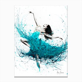 Ballerina Waves Canvas Print