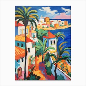 Alexandria Egypt 2 Fauvist Painting Canvas Print