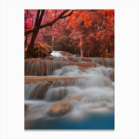 Waterfall In Thailand 2 Canvas Print