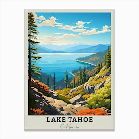 Lake Tahoe Travel Canvas Print