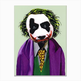 The Joker Panda Canvas Print