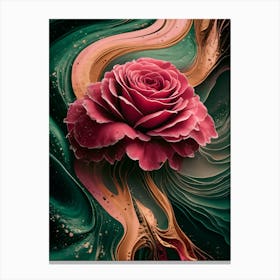 Abstract Rose 1 Canvas Print