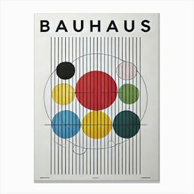 Baushaus exhibition print Canvas Print