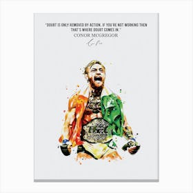 Conor Mcgregor Quotes 8 Canvas Print