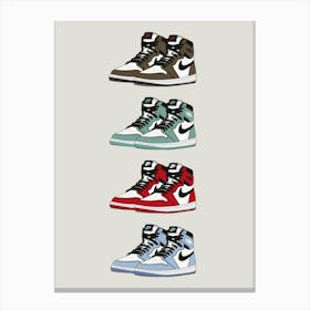 Sneakers Jordan Hypebeast Canvas Print