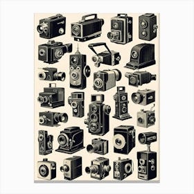 Vintage Cameras 2 Canvas Print