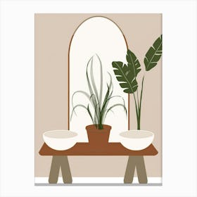 Houseplants 2 Canvas Print