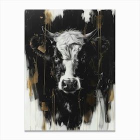 Cow Art Canvas Print