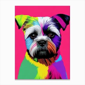 Shih Tzu Andy Warhol Style dog Canvas Print