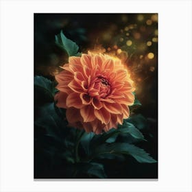 Dahlia Canvas Print