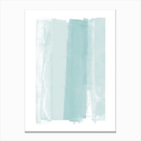 Pale Turquoise Layers Canvas Print
