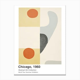 World Tour Exhibition, Abstract Art, Chicago, 1960 12 Canvas Print