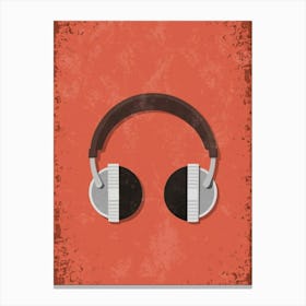 Headphones Vector Canvas Print