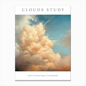 Study Of Clouds Prague, Czech Republic 2 Canvas Print