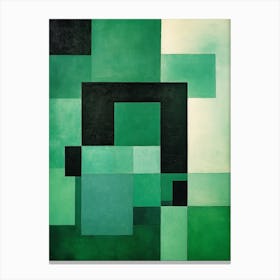 Jade Geometrics Canvas Print